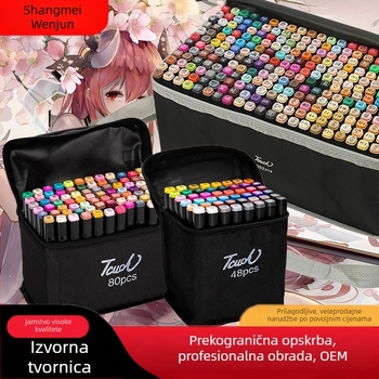 Veleprodaja dječjih markera na dodir, 48 boja, majstor dvostruke glave, umjetnički specijalni alati za crtanje, proizvođači olovki u boji, izravna opskrba