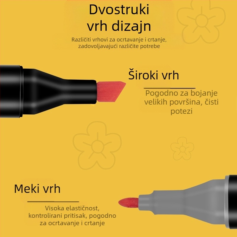 Veleprodaja dječjih markera na dodir, 48 boja, majstor dvostruke glave, umjetnički specijalni alati za crtanje, proizvođači olovki u boji, izravna opskrba