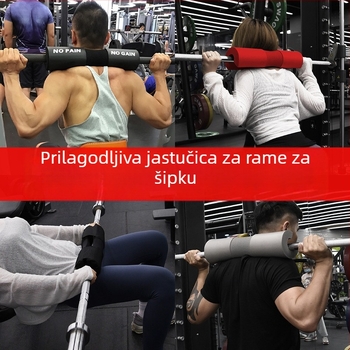 Štitnik za vrat za fitness čučanj, navlaka za uteg, štitnik za ramena, zaštita za vrat, navlaka za kukove, spužvasti jastučić, zaštitnik za koljena, štitnik za ramena