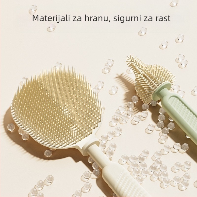 Silikonska četkica za čišćenje bradavica za novorođenče, mala četkica za čišćenje bočica.