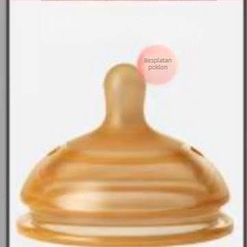 Silikonska bočica za novorođenčad, 6 mjeseci i više, duda s lučnim dizajnom za majčino mlijeko