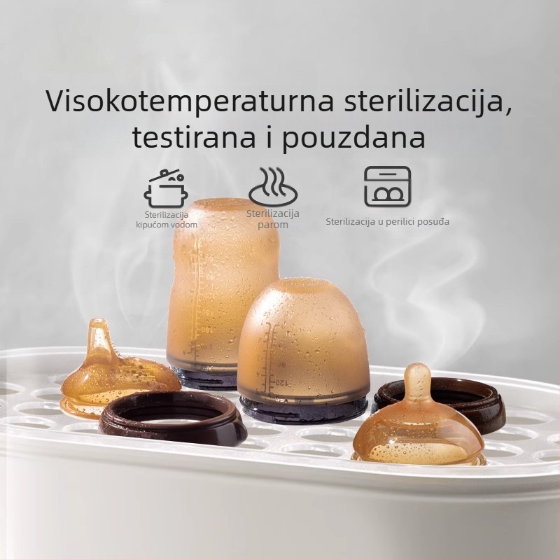 Silikonska bočica za novorođenčad, 6 mjeseci i više, duda s lučnim dizajnom za majčino mlijeko