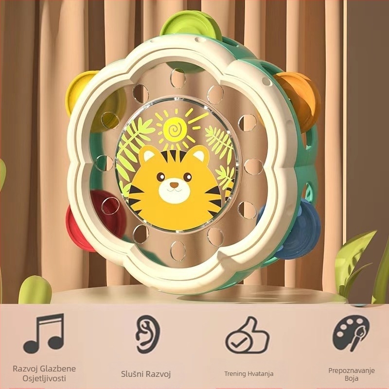 Prekogranični dječji pljesak rukama, tamburin, pijesak, čekić, dječaci i djevojčice, trening koncentracije, intelektualni razvoj, zvečka za mozak, igračke za rano obrazovanje