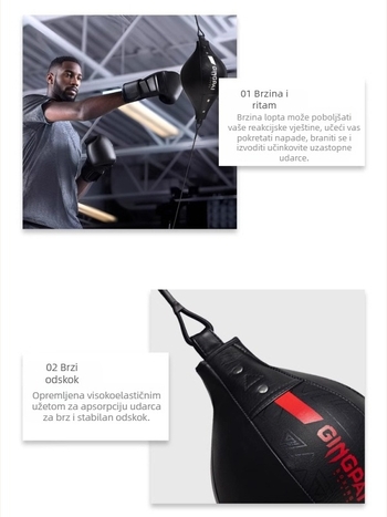 Viseća boksačka lopta za brzinu, ventilacijska lopta, boksačka teretana, borbena sandala, trening, izmicanje lopte, kućni fitness, reakcija lopte, meta