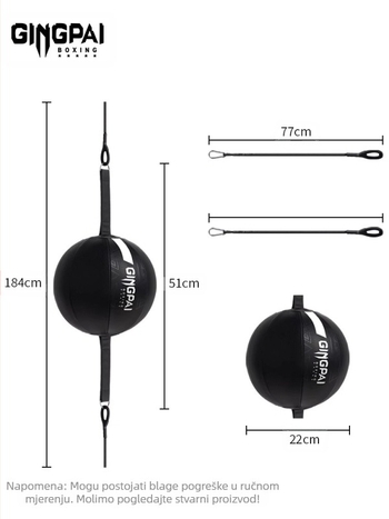 Viseća boksačka lopta za brzinu, ventilacijska lopta, boksačka teretana, borbena sandala, trening, izmicanje lopte, kućni fitness, reakcija lopte, meta