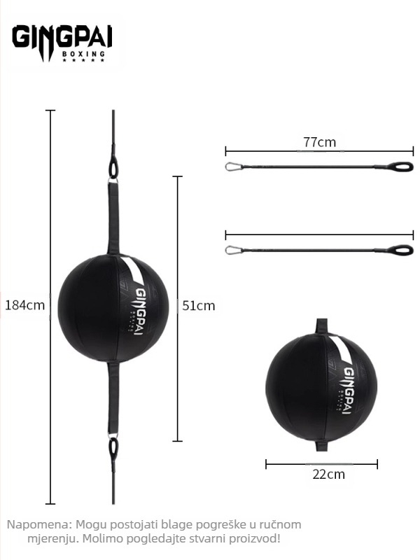 Viseća boksačka lopta za brzinu, ventilacijska lopta, boksačka teretana, borbena sandala, trening, izmicanje lopte, kućni fitness, reakcija lopte, meta
