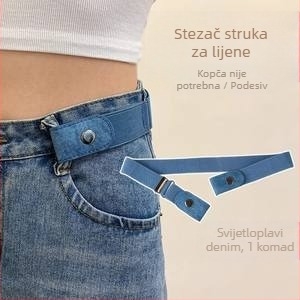 Vrhunski remen za traperice za žene, alat za zatezanje struka, zatezanje struka, bešavni jednostavni elastični remen