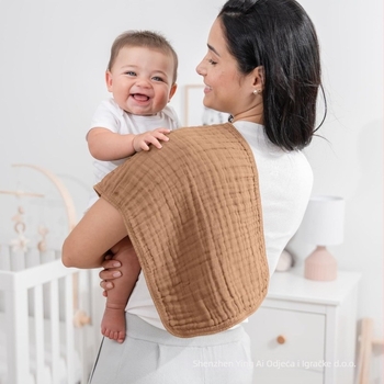 Amazon Šestokatni muslin dječji šal za pucanje novorođenčeta, kvadratni šal za bebe, jednobojni šal za lice, prilagođen koži