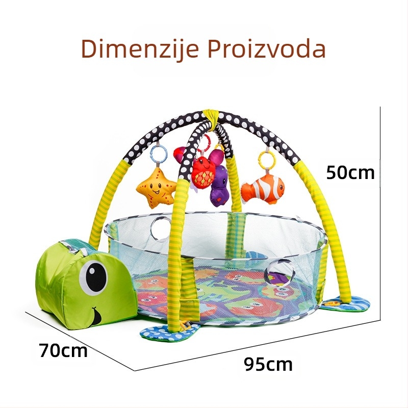 Prekogranična dječja ograda za igru, fitness stalak, prosvjetljenje novorođenčadi, rano obrazovanje, oceanska prostirka za puzanje, lopta, bazen, igračka, poklon