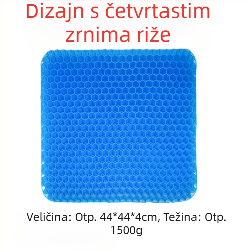 Veliki veleprodajni jastuk od gela saćastog jastuka s ledom, ljetni studentski uredski jastuk za auto jastuk