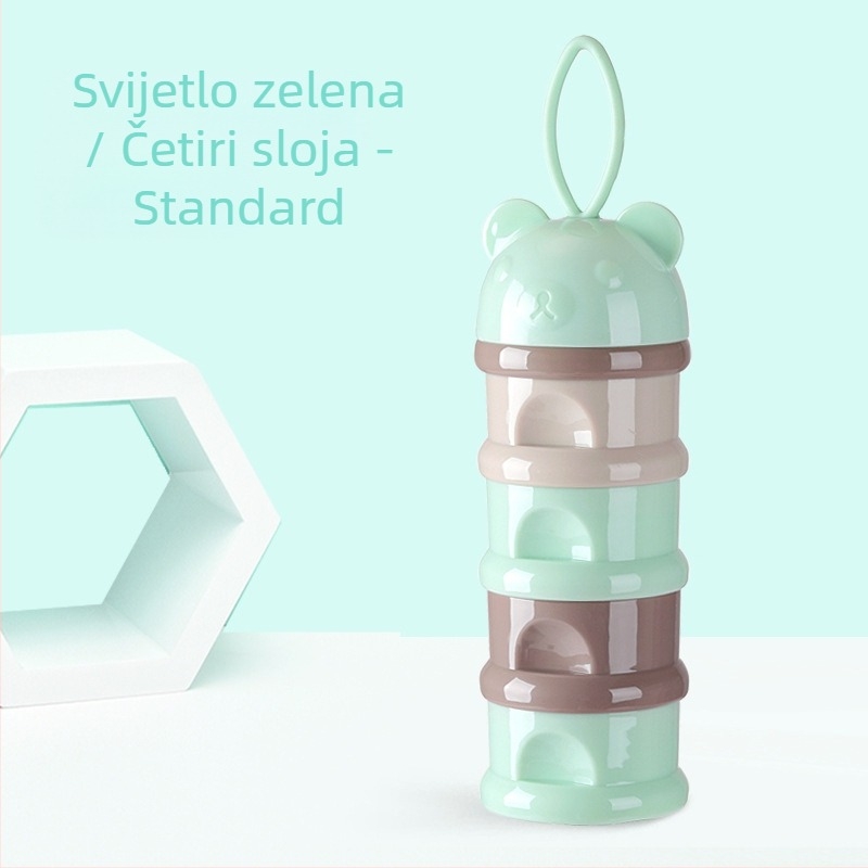 Kutija za mlijeko u prahu za bebe, prijenosna, dodatak prehrani, pakiranje za bebe, mala kutija za rižin prah, zatvorena posuda za skladištenje mlijeka u prahu