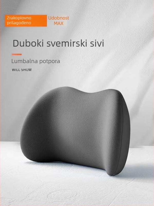 Ljetni prozračni jastuk od antilopa za auto, naslon za glavu, memorijska pjena, vrat, lumbalni naslon, jastuk za struk, četiri godišnja doba, jastuk za sjedalo s otisnutim logotipom