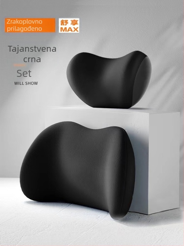 Ljetni prozračni jastuk od antilopa za auto, naslon za glavu, memorijska pjena, vrat, lumbalni naslon, jastuk za struk, četiri godišnja doba, jastuk za sjedalo s otisnutim logotipom