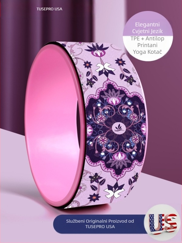 Joga kotač s otvorenim leđima za početnike, pomoćni alat za savijanje leđa, tanko rame, materijal za tanka leđa, Pilate prsten, kotač za okretanje unatrag