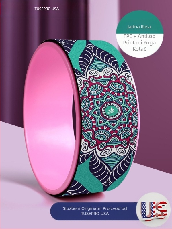 Joga kotač s otvorenim leđima za početnike, pomoćni alat za savijanje leđa, tanko rame, materijal za tanka leđa, Pilate prsten, kotač za okretanje unatrag