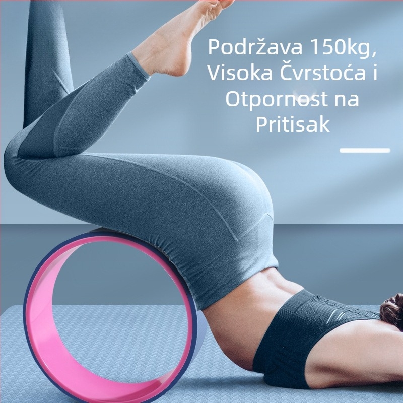 Joga kotač s otvorenim leđima za početnike, pomoćni alat za savijanje leđa, tanko rame, materijal za tanka leđa, Pilate prsten, kotač za okretanje unatrag