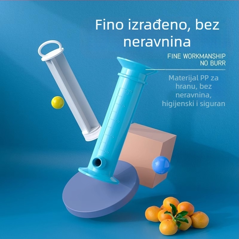 Jednostavni punjač dječje hrane u obliku štrcaljke, razdjelnik vrećica za voćni pire za bebe, uređaj za dijeljenje dječje hrane