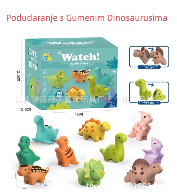 Prekogranična dječja rana edukacija dinosaura igračka za sparivanje slova brojanje brojeva sparivanje uzoraka prosvjetljenje kognitivna nastavna pomagala veleprodaja