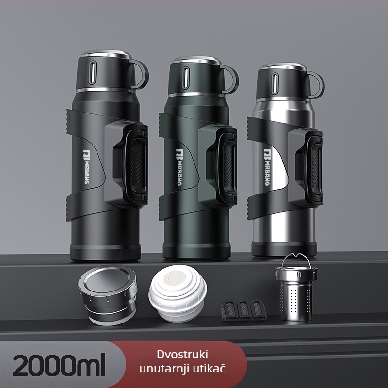 Termos lonac 316 Vanjski termos velikog kapaciteta Prijenosni termos lonac za automobil s filterom za čaj Termos lonac za čaj