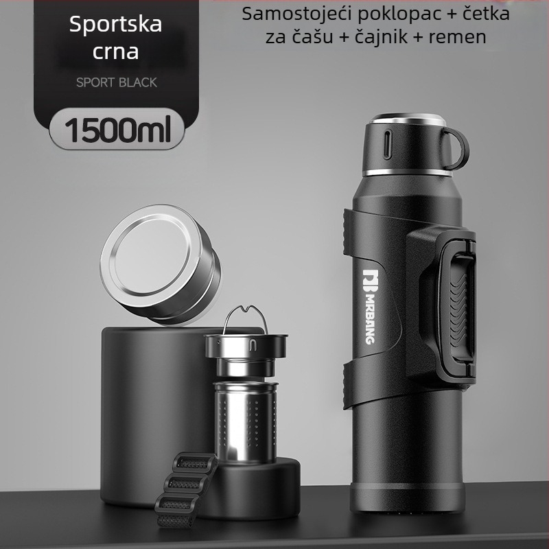 Termos lonac 316 Vanjski termos velikog kapaciteta Prijenosni termos lonac za automobil s filterom za čaj Termos lonac za čaj