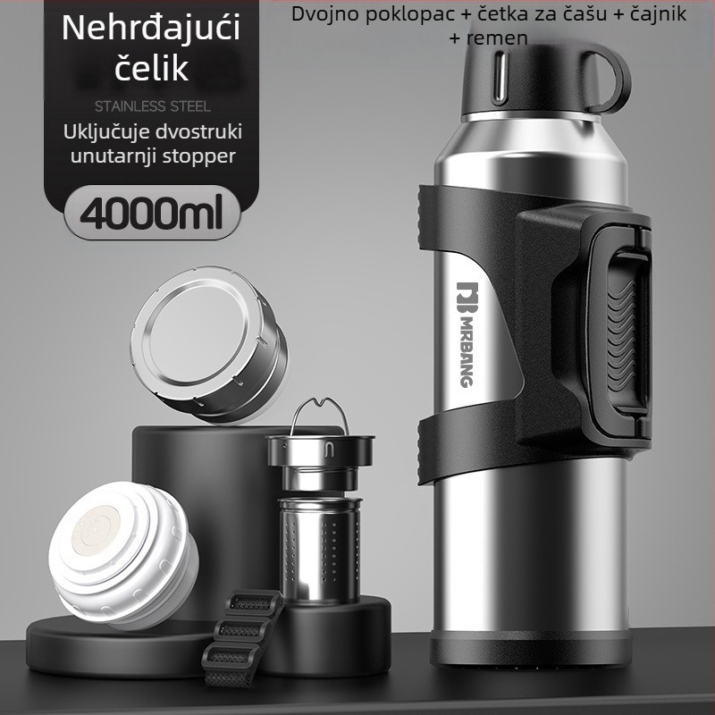 Termos lonac 316 Vanjski termos velikog kapaciteta Prijenosni termos lonac za automobil s filterom za čaj Termos lonac za čaj