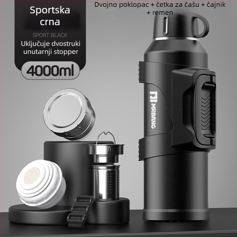 Termos lonac 316 Vanjski termos velikog kapaciteta Prijenosni termos lonac za automobil s filterom za čaj Termos lonac za čaj