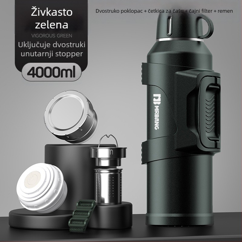 Termos lonac 316 Vanjski termos velikog kapaciteta Prijenosni termos lonac za automobil s filterom za čaj Termos lonac za čaj