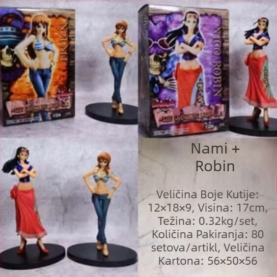 Animacija Pirat/Morski kralj Cijenjenje Kimono Solon i Zemlja Solona Ukrasi Ručno izrađeni Model Veleprodaja