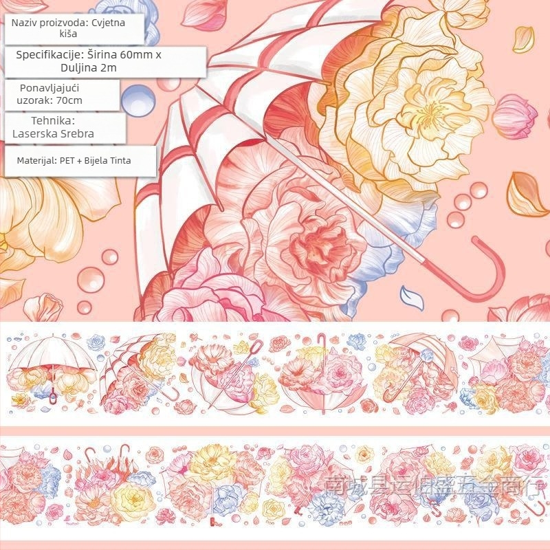 Flush konoplja naljepnica traka antikni ljubimac prekrasan plavi cvijet biljka niša ruka kolaž kontrast materijal ruka račun