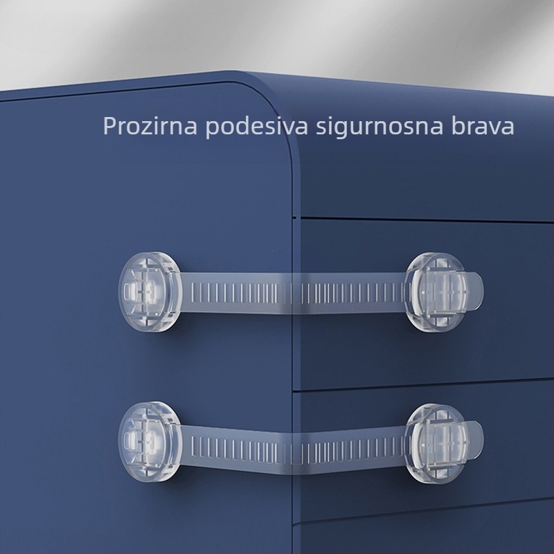 Brava za ladicu, dječja brava, kopča za bravu hladnjaka, pričvršćivanje prozora, protuprovalna vrata, dječja klizna vrata, kopča za klizna vrata