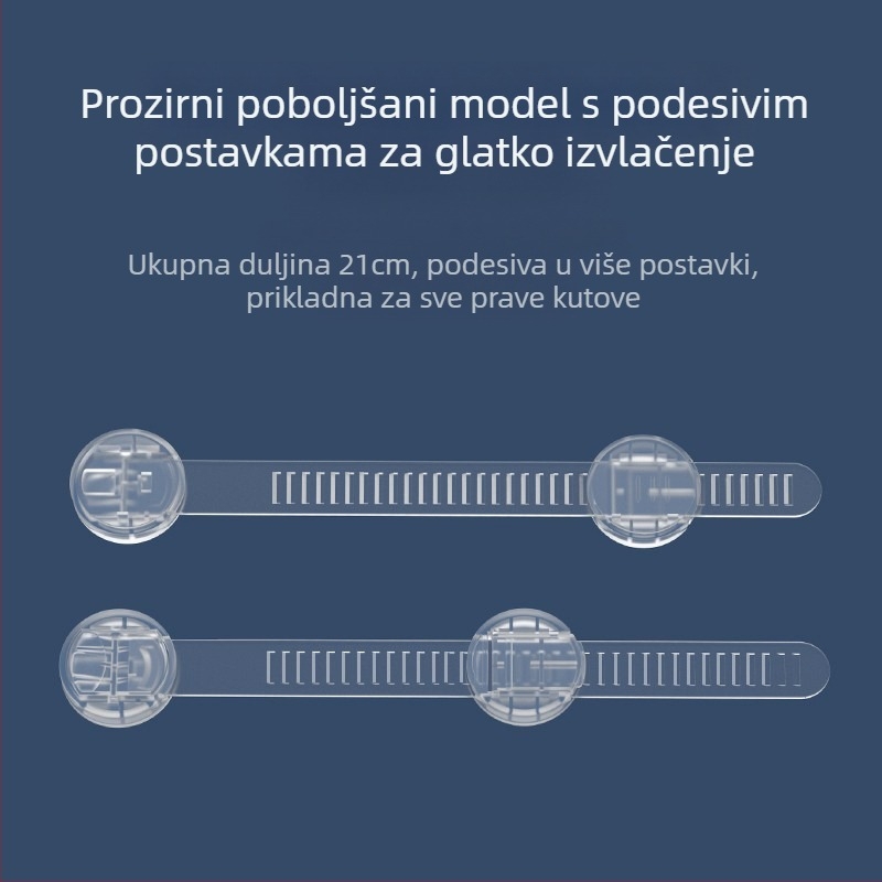 Brava za ladicu, dječja brava, kopča za bravu hladnjaka, pričvršćivanje prozora, protuprovalna vrata, dječja klizna vrata, kopča za klizna vrata