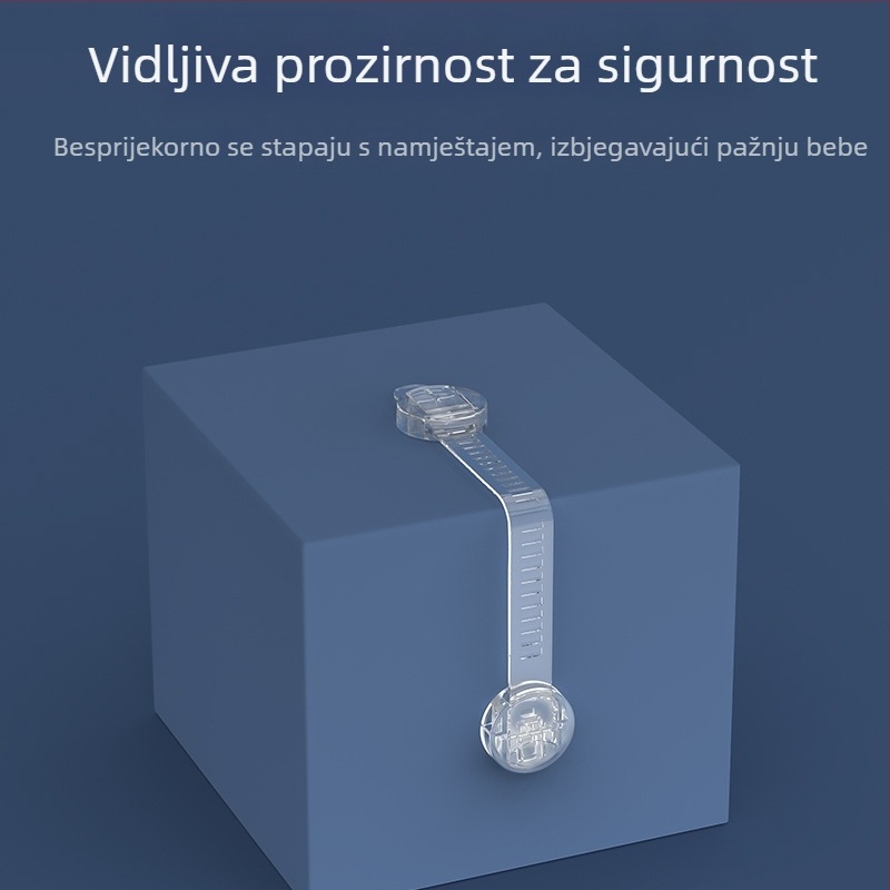 Brava za ladicu, dječja brava, kopča za bravu hladnjaka, pričvršćivanje prozora, protuprovalna vrata, dječja klizna vrata, kopča za klizna vrata