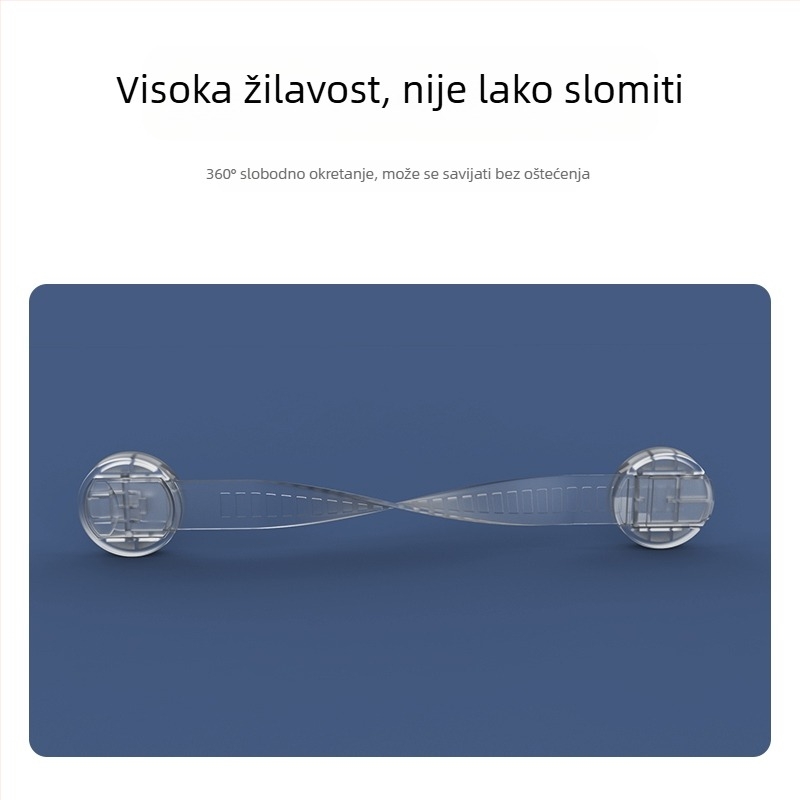 Brava za ladicu, dječja brava, kopča za bravu hladnjaka, pričvršćivanje prozora, protuprovalna vrata, dječja klizna vrata, kopča za klizna vrata