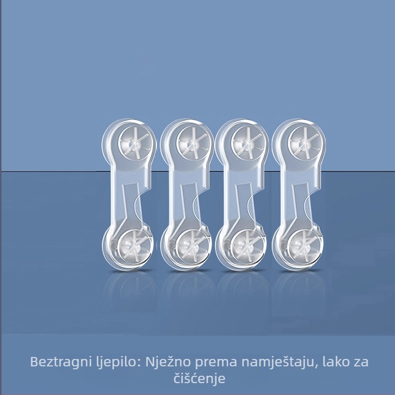 Brava za ladicu, dječja brava, kopča za bravu hladnjaka, pričvršćivanje prozora, protuprovalna vrata, dječja klizna vrata, kopča za klizna vrata