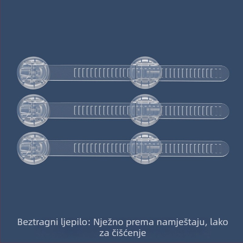 Brava za ladicu, dječja brava, kopča za bravu hladnjaka, pričvršćivanje prozora, protuprovalna vrata, dječja klizna vrata, kopča za klizna vrata