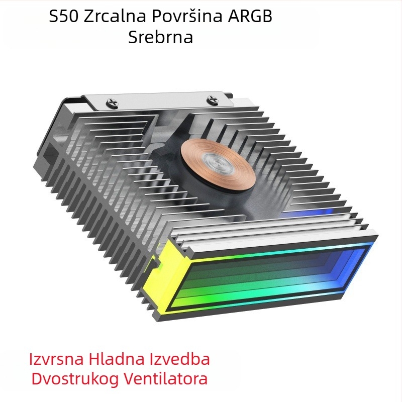 Qiao Sibo M.2-3 SSD radijator M2 toplinski vodljivi list SSD2280 oklopni nvme hladnjak PS5