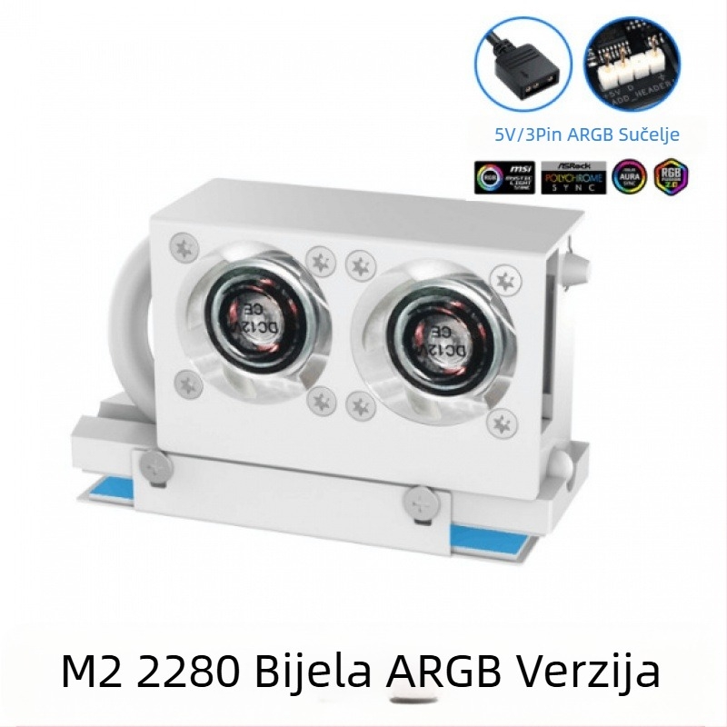 Qiao Sibo M.2-3 SSD radijator M2 toplinski vodljivi list SSD2280 oklopni nvme hladnjak PS5