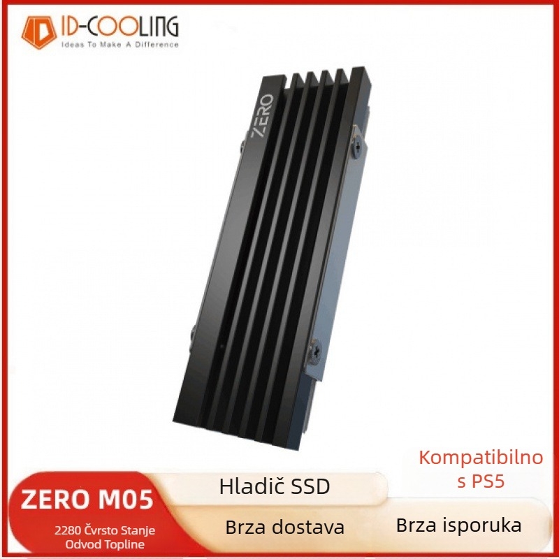 Qiao Sibo M.2-3 SSD radijator M2 toplinski vodljivi list SSD2280 oklopni nvme hladnjak PS5