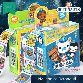 Naljepnica za mali podvodni stupac za djecu, crtani film, naljepnica za nagradu za vrtić, dječak, djevojčica, super leteći čovjek