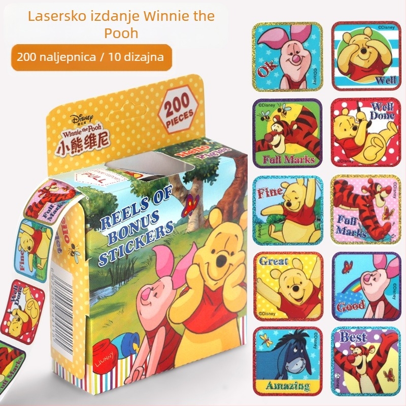 Naljepnica za mali podvodni stupac za djecu, crtani film, naljepnica za nagradu za vrtić, dječak, djevojčica, super leteći čovjek