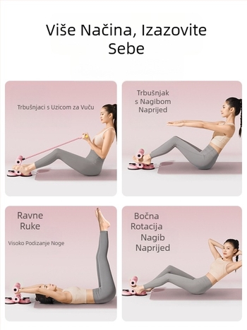 Pomoćna oprema za kućnu fitness opremu, rolajući zgibovi, višenamjenska sportska oprema za vježbanje s usisavanjem