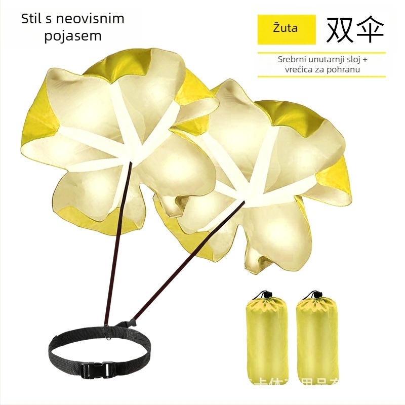 Prekogranični otpor padobranom, trening otpora, trening eksplozivne sile, padobranom, oprema za trening nogometa, pribor za trening košarke