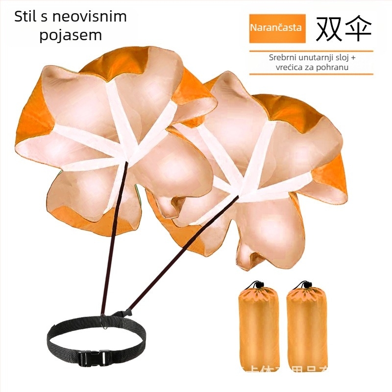 Prekogranični otpor padobranom, trening otpora, trening eksplozivne sile, padobranom, oprema za trening nogometa, pribor za trening košarke