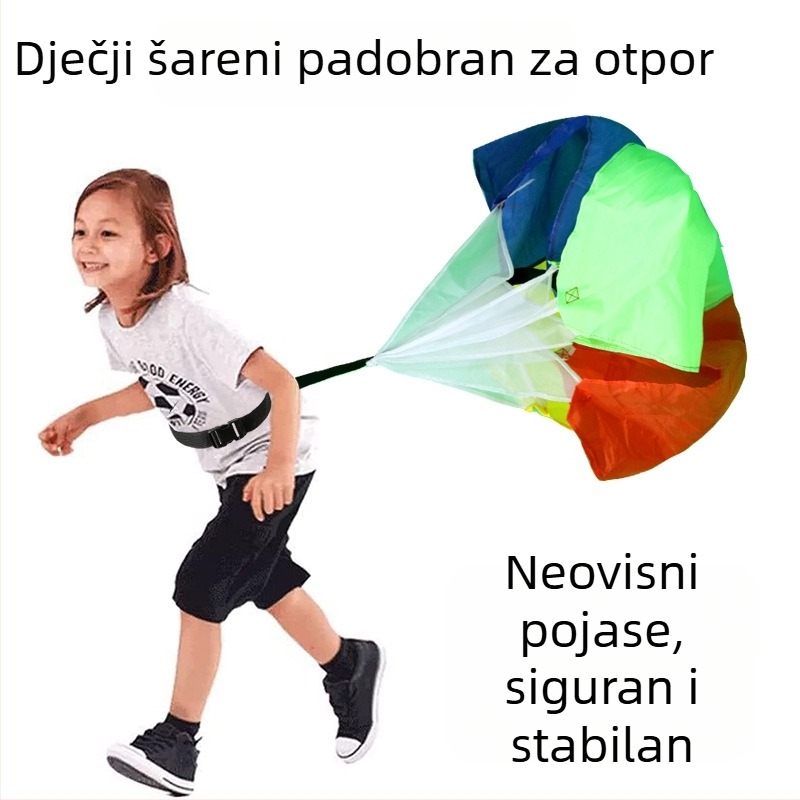 Prekogranični otpor padobranom, trening otpora, trening eksplozivne sile, padobranom, oprema za trening nogometa, pribor za trening košarke