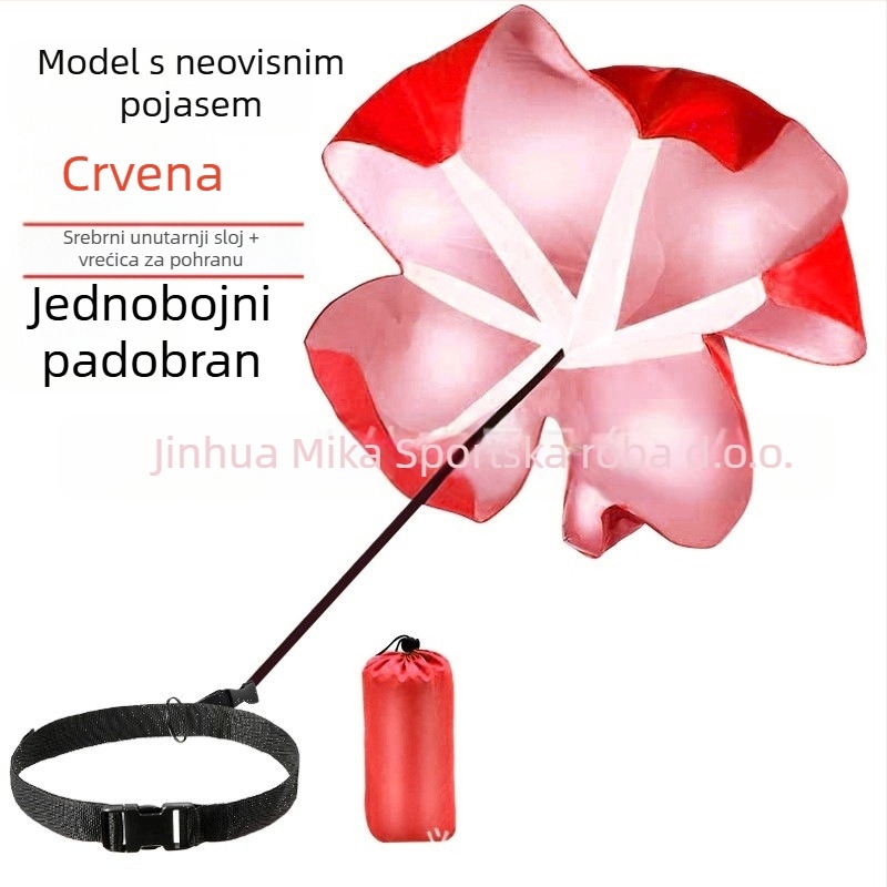 Prekogranični otpor padobranom, trening otpora, trening eksplozivne sile, padobranom, oprema za trening nogometa, pribor za trening košarke