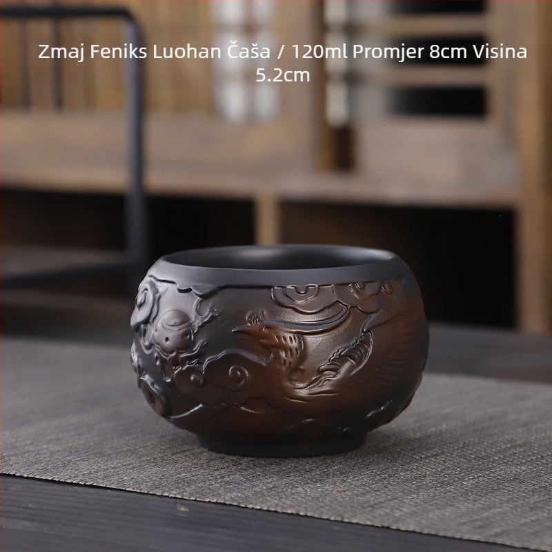 Ljubičasti lončarski kung fu čajni set odijelo retro kućanski jednostavni poklopac za čajnik zdjela čajni set pribor visoka boja vrijednost ručni poklon