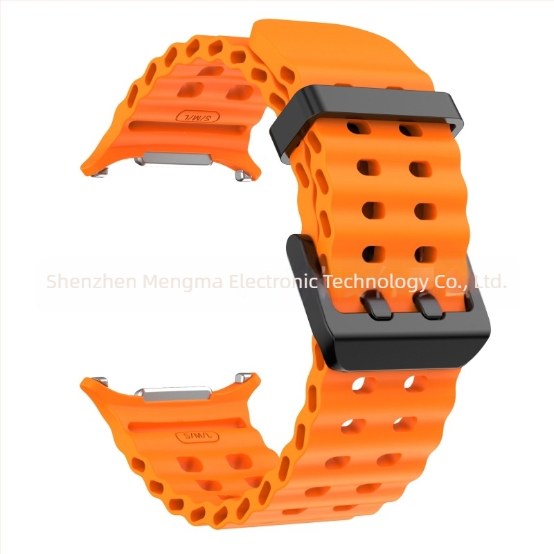 Za Samsung GalaxyWatch7 Ultra47mm Službena web stranica Ocean Original Double Copche Sport Silikonski remen