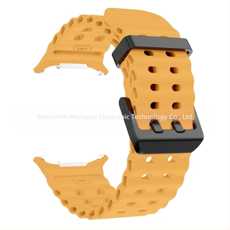 Za Samsung GalaxyWatch7 Ultra47mm Službena web stranica Ocean Original Double Copche Sport Silikonski remen