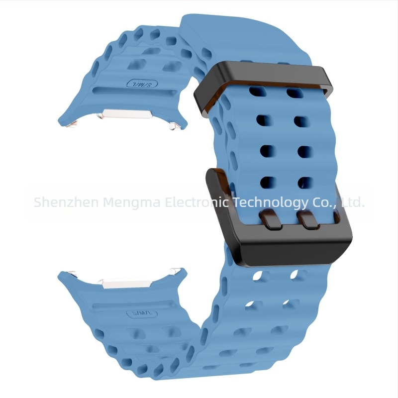 Za Samsung GalaxyWatch7 Ultra47mm Službena web stranica Ocean Original Double Copche Sport Silikonski remen