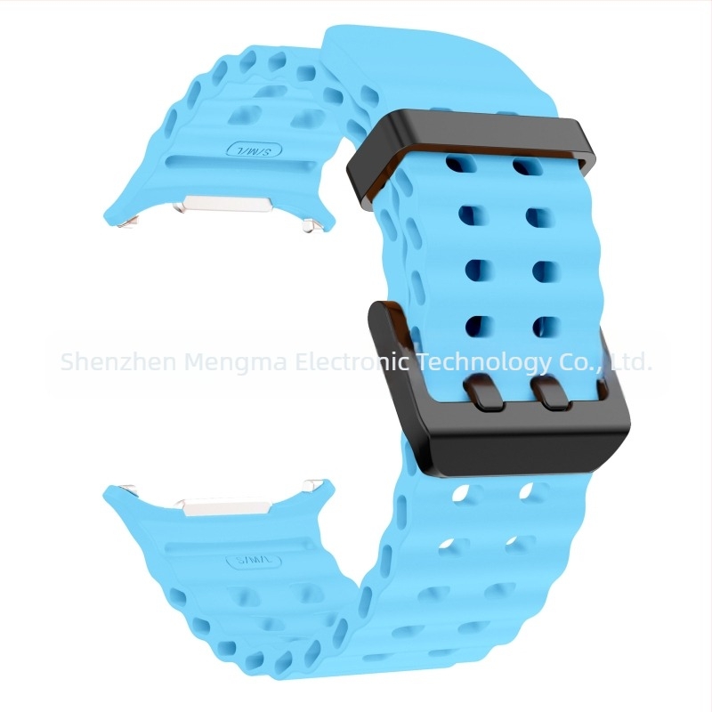 Za Samsung GalaxyWatch7 Ultra47mm Službena web stranica Ocean Original Double Copche Sport Silikonski remen